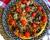 Foto del paso 9 de la receta Frittata de arroz con atún y champiñones