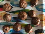 Chocolate Covered Mini Oatmeal Treats