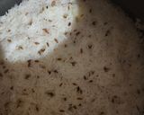 A picture of step 3 of Jeera rice.