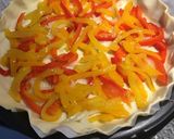 Une image de l'étape 6 de Tarte aux poivrons et à la ricotta.