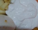A picture of step 1 of Cream fruits chaat.