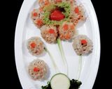 รูปขั้นตอนการทำที่ 3 ของ ข้าวเหนียวมีทบอล sticky rice meatballs (meatballs with sticky rice)