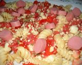 Foto del paso 5 de la receta: Fideos al horno o al micro con lo que había.