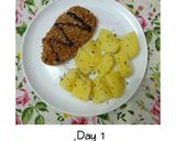 Foto langkah ke 7 dari resep Ayam balut oatmeal.