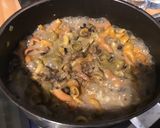 Une image de l'étape 12 de Ciocches multicolores en gratin aux champignons et fromage de chèvre.
