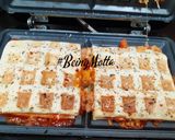 A picture of step 6 of Italian Pizza Waffle.