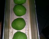 Foto langkah ke 5 dari resep Roti sobek kukus sweet green.