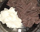 A picture of step 1 of Chocolate Lava cake.