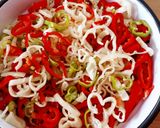 Lecsó télire recept fázis 1 fotója
