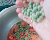 A picture of step 3 of Frozen peas tomato pulav.