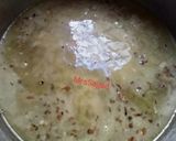 A picture of step 4 of Moong lentil Khichdi.