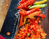 Foto langkah ke 2 dari resep Sambal Teri Kecombrang.