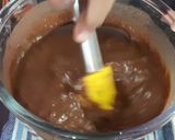 A picture of step 4 of Moist Dark Chocolate Cake.