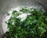 A picture of step 1 of Bathua Ka Paratha.