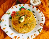 A picture of step 5 of Dhaba Style Punjabi aloo paratha.
