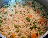 A picture of step 5 of Lemon Chicken Drumsticks with Brown Rice & Vegetables.