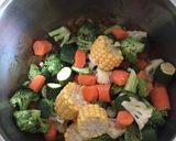 A picture of step 2 of Mild vegetable curry.