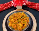 A picture of step 4 of Amla Pickle.