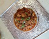 A picture of step 3 of Shaljum Gosht Turnip mutton.