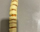A picture of step 7 of Pork Floss Hot Dog Buns.