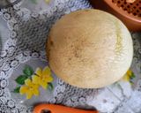 A picture of step 1 of Muskmelon Lassi.