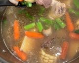 Hình bước làm 2 của món Lẩu bò, gà, tôm rau củ quả