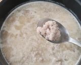 A picture of step 2 of Miso meatball soup.