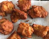 A picture of step 3 of Lauki ke kofte (bottle gourd curry).