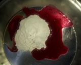 A picture of step 2 of Beetroot heart puri.