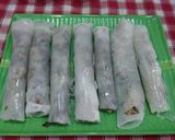 A picture of step 4 of Vietnamese Pan-Steamed Rice Rolls (Bánh Cuốn).