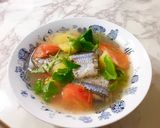 Hình bước làm 4 của món Cá thu nhật nấu canh ngót(canh mẵn)