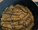 A picture of step 9 of Stuffed vine leave rolls.