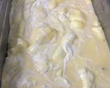A picture of step 6 of Banana pudding - large batch.