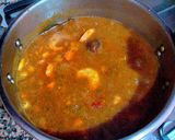 Foto del paso 19 de la receta Garbanzos y langostinos con reducción de las cabezas