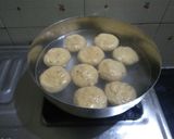 A picture of step 3 of Bafla Bati and dal.