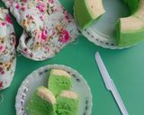 Foto langkah ke 8 dari resep Bolu Pandan Vanilla versi Kukus, Lembut Anti Seret.