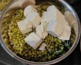 A picture of step 2 of High Protein pan fried stater(healthy mung panner tikkies).