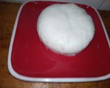 A picture of step 4 of Tuwon shinkafa & ogbono with okro soup.