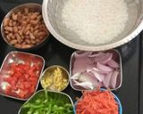 मैक्सिकन राइस(Maxican rice recipe in Hindi) रेसिपी चरण 1 फोटो