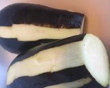 A picture of step 1 of Eggplant musakka (Moussaka).