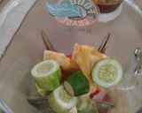 Foto langkah ke 1 dari resep Jus Nanas Mentimun Tomat.