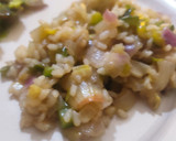 Foto del paso 3 de la receta: Arroz vegano con puerro y zapallitos
