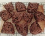 Foto langkah ke 27 dari resep Flaxseeds Double Chocolate Sourdough Bread.