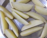 A picture of step 1 of Potato wedges.