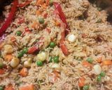 A picture of step 7 of Arroz con Chancho (Peruvian Pork Rice) 🇵🇪.