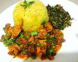 Mashed tumeric potatoe with meat stew recipe step 3 photo