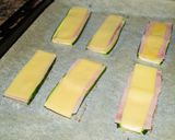 Foto del paso 2 de la receta Rollitos mini de calabacín y jamón york y queso