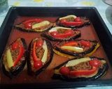 Pas rețetă Vinete umplute cu carne tocată 4 fotografie