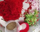 A picture of step 2 of Vegetable Raita.