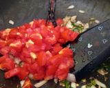 A picture of step 2 of Tomato rice.
